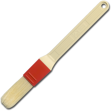 1.2" Pastry Brush, Natural, 6.0 cm, Long Bristles