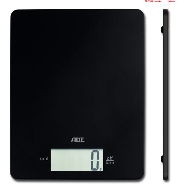 ABS Plastic Portion Scale (Leonie), Black
