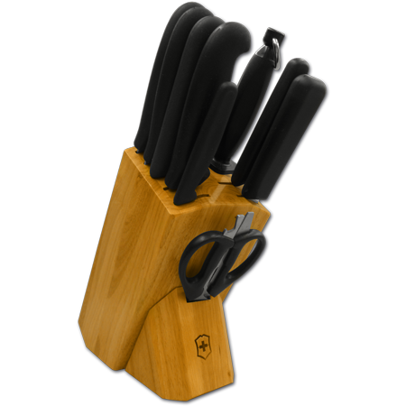 Knife Block with Euro Culinary™ Poly Series Knives