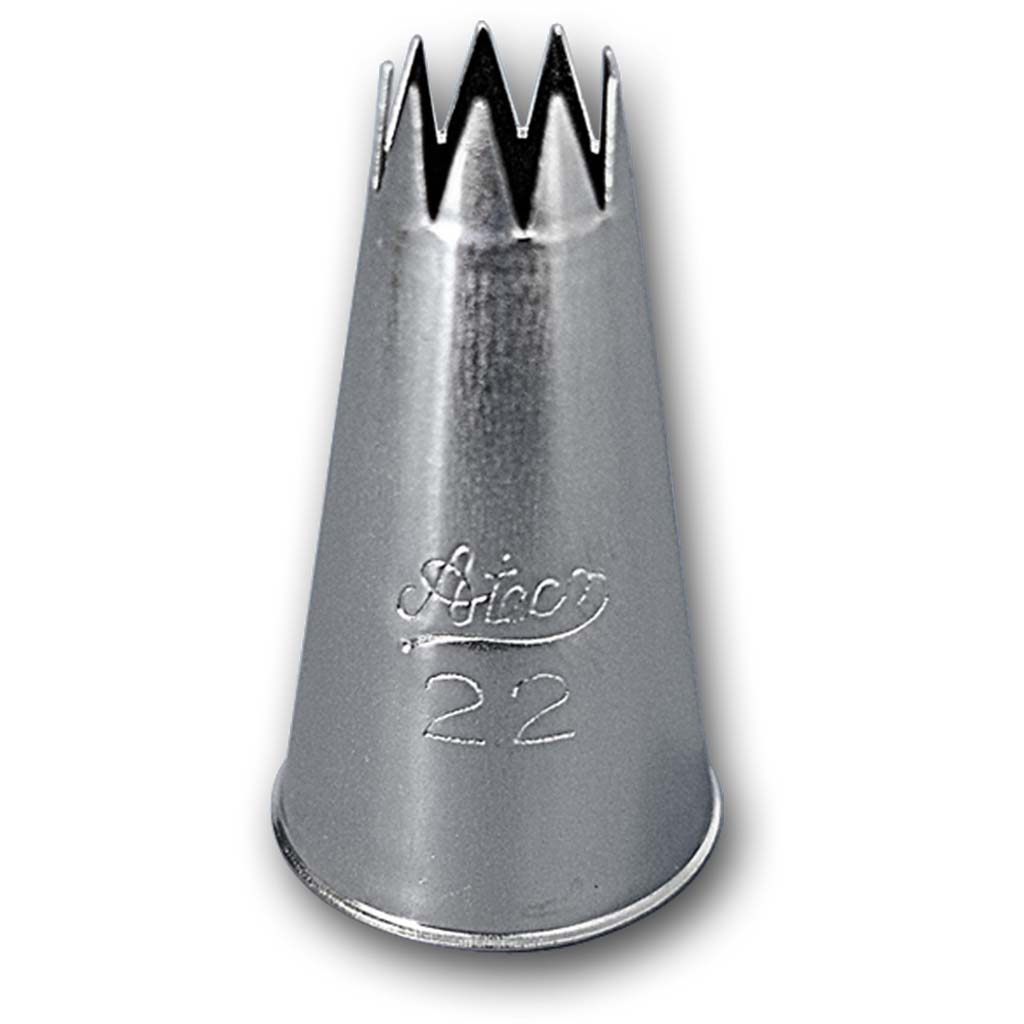 Star Tube, Open #22 (A22) - Stainless Steel