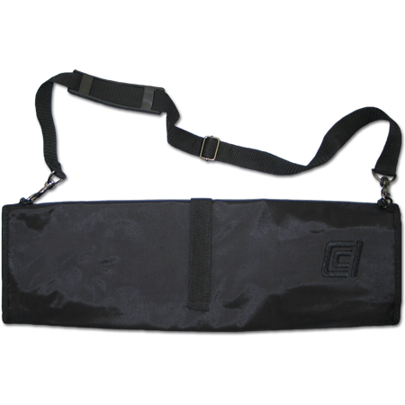 7-Pocket Lockable Knife Roll with Zipper and Strap