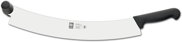 15" Cheese/ Pizza Knife, Poly Handle,  2 Handle Black