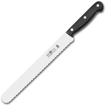 12" Slicer, ScallopedPOM Handle - Full Tang