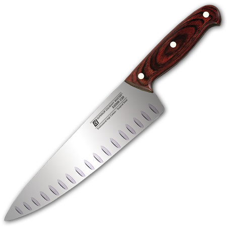 9" Chef‘s Knife, Wide Granton Blade(30% Off)