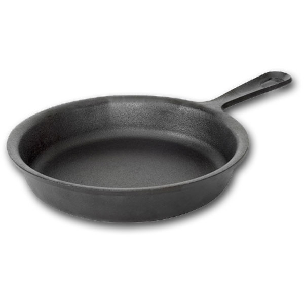 1.38 QT / 8" Pre-seasoned  Cast Iron Skillet, Round