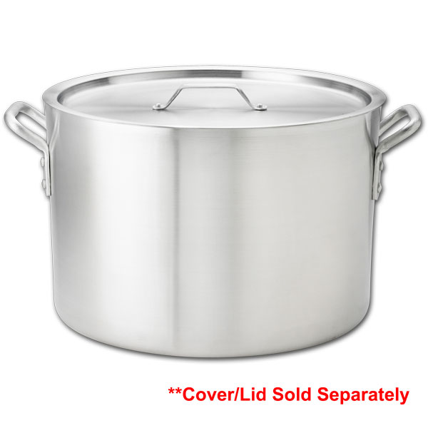 34 QT Aluminum Standard Weight Sauce Pot #2
