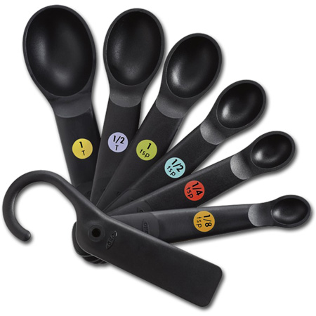 7 Piece Measuring Spoon Set OXO, Black