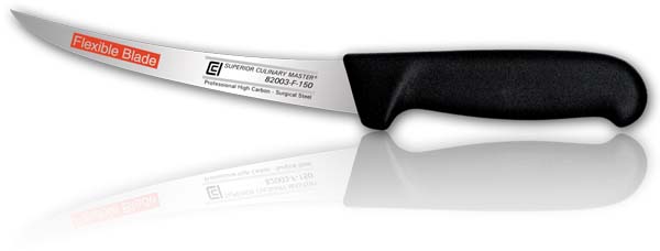 6"Curved Boning Knife 18mm
Flexible Blade, Proflex Handle