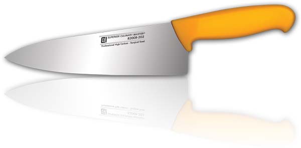 8" Chef‘s Knife, Yellow