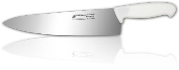 10" Cook's Kn,Poly -White
Anti-Slip Handle