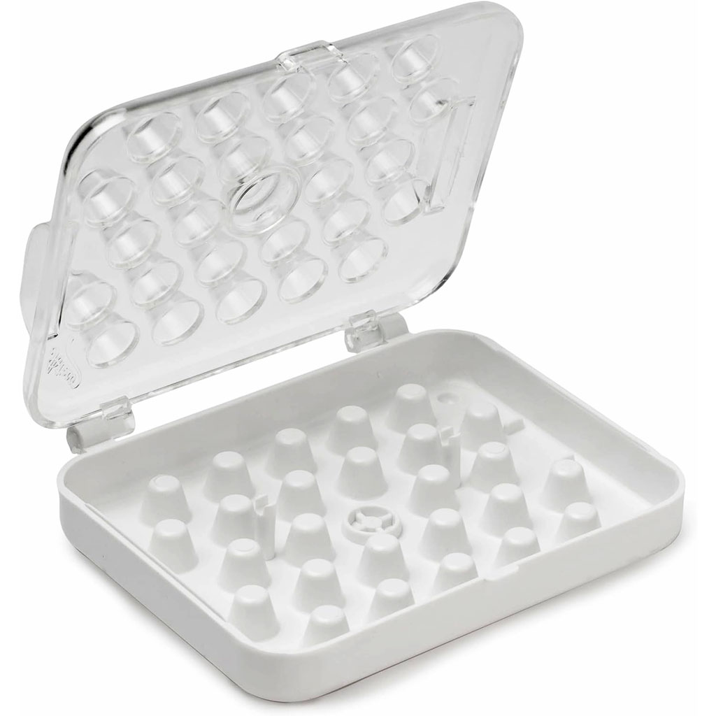Small Pastry Tip Storage Box, Holds 26 Small Tubes