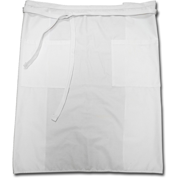 Spun Polyester Bistro Apron, Long2 POCKETS36" W x 29" L