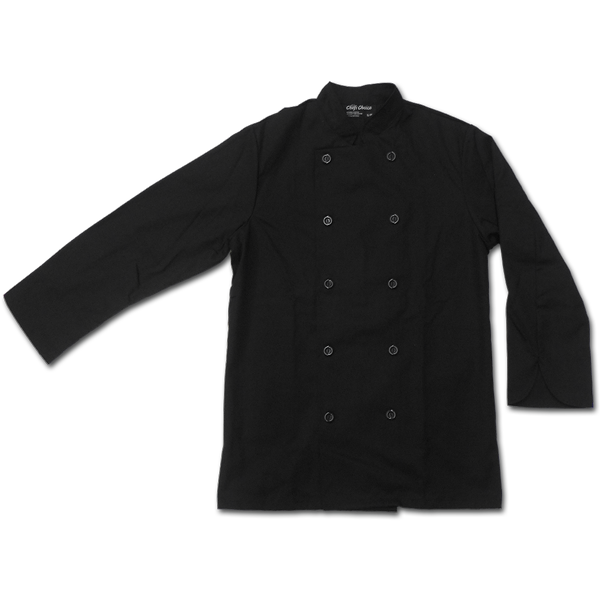Chef Jacket with Buttons, 65% Polyester/35% Cotton