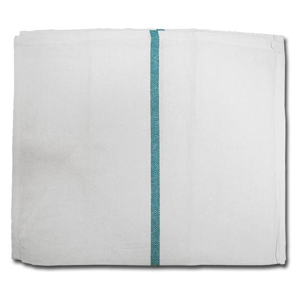 Side Towel - Green Stripe #1