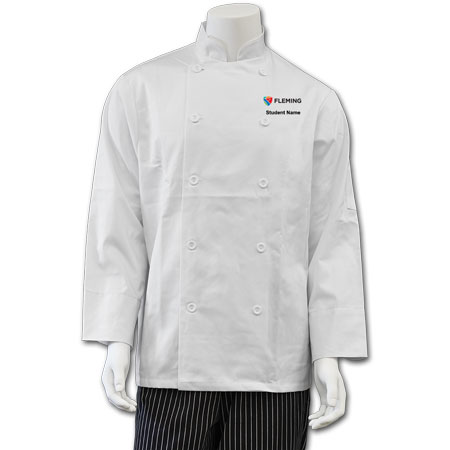Chef Jackets with Buttons, 65% Polyester/35% Cotton, CJ-5300