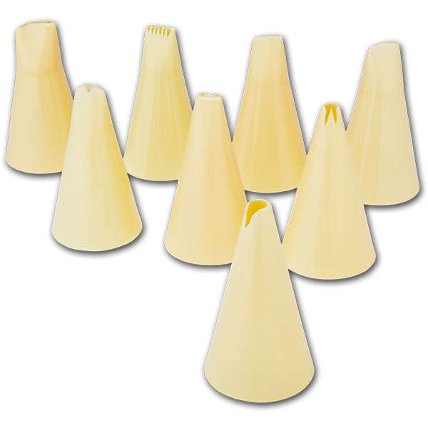 8 Pc. Garnishing Tip Set - Poly