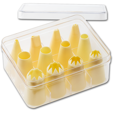 Large Piping Tip Set-Poly, 12 Pieces (larger tips)(35% Off)