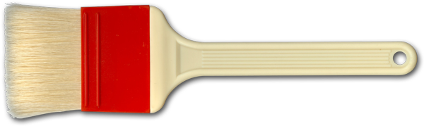 2.5" Pastry Brush, Natural, 4.0 cm, Short Bristles