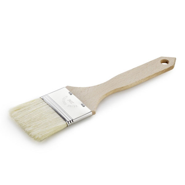 3" (7.5cm) Brush, Wood Hdle, Short Natural Bristles