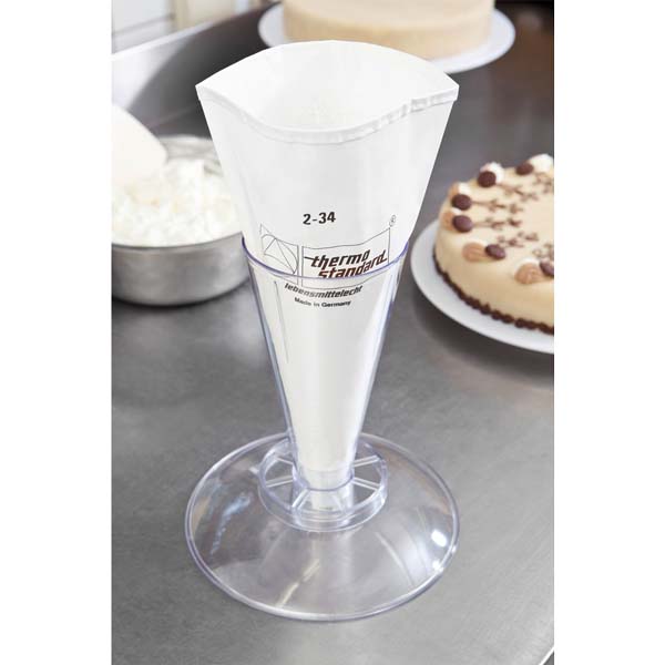 9" Support for Pastry Bags, Translucent #2