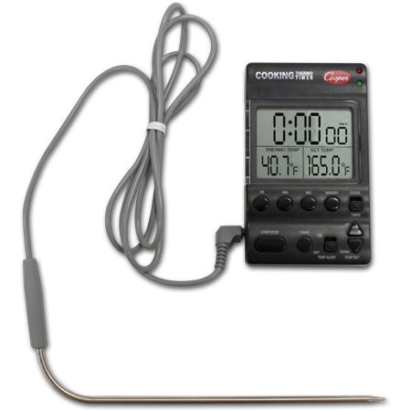 Digital Timer Alarm with Thermometer Probe